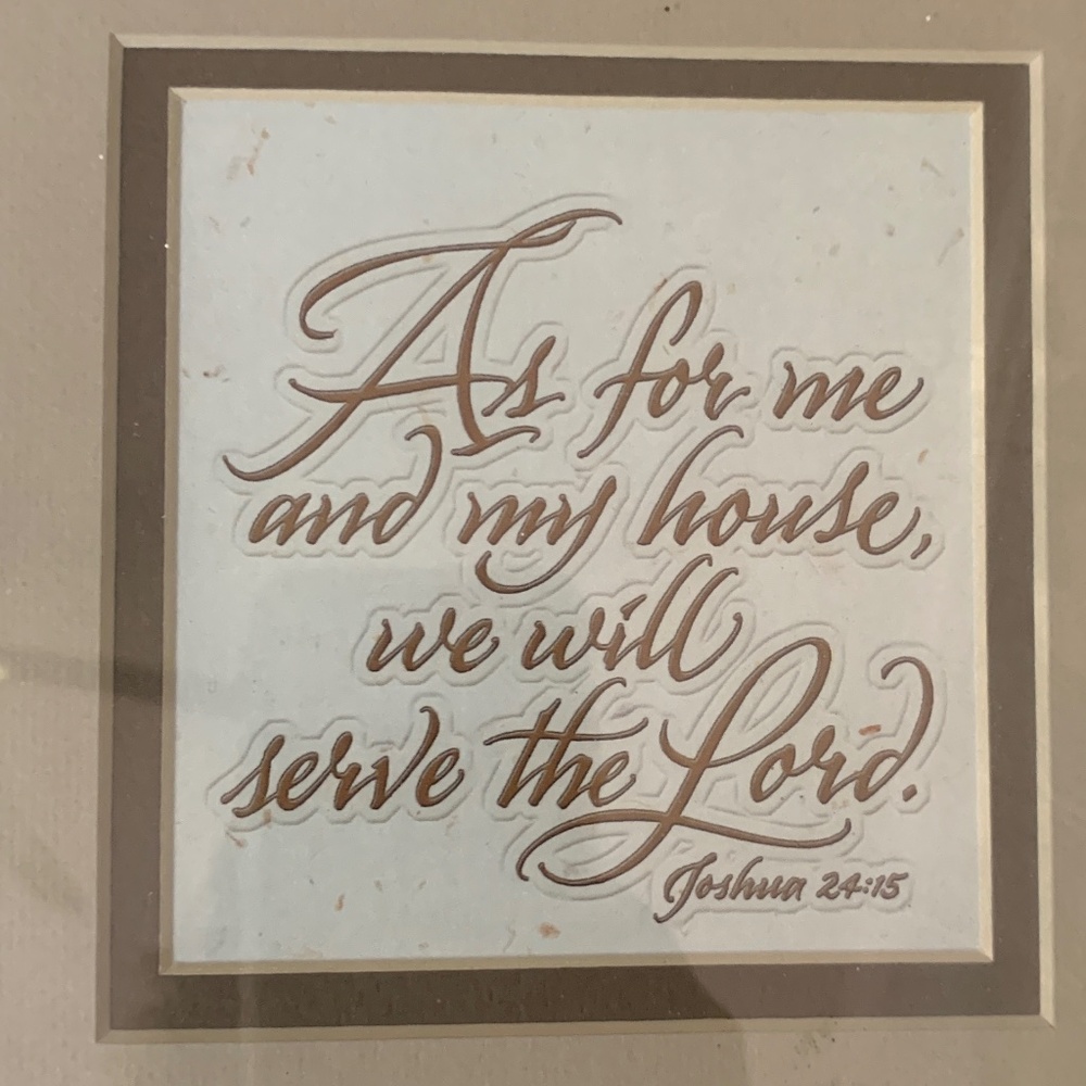 Scripture Wall Art - Joshua 24:15